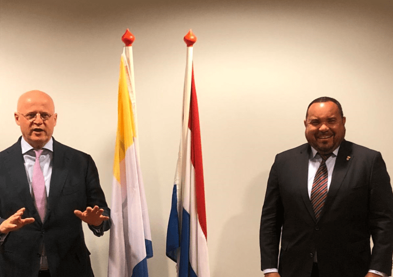 Grapperhaus en Rijna praten over veiligheid Bonaire