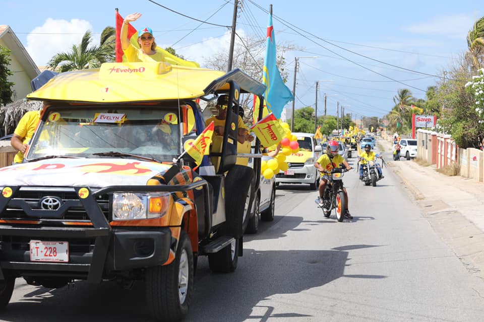 MEP houdt overwinningsparade op Aruba