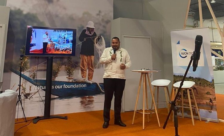 Gezaghebber Bonaire spreekt op World Conservation Congres