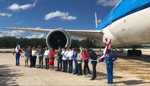 KLM start vluchten naar Cancun in Mexico 